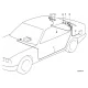 Genuine BMW Antenna cable (65258375118)