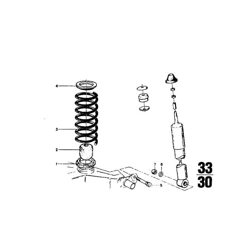 Original BMW Schraubenfeder (33531112136)