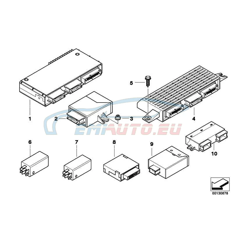 Genuine BMW BASIC MODULE 3 (61359117102)