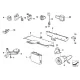 Genuine BMW Ultrason.control unit DWA without code (65758366229)