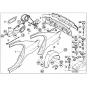 Genuine BMW OUTER PANEL TAIL TRIM (41007176635)