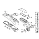 Genuine Mini Handbrake console (51166958575)
