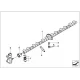 Genuine BMW Eccentric shaft (11377515868)