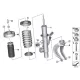 Genuine BMW LEFT FRONT SPRING STRUT (31317856489)