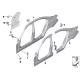 Genuine BMW LEFT REAR SIDE PANEL (41007298171)