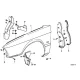 Genuine BMW Side panel, front right (41351961672)