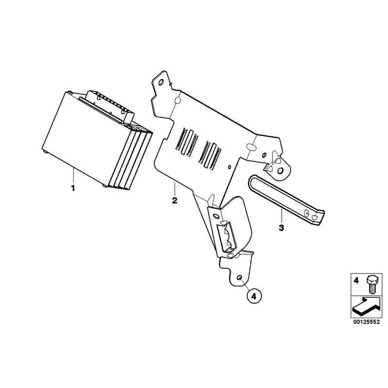 Genuine BMW AMPLIFIER HIFI SYSTEM (65129198762)