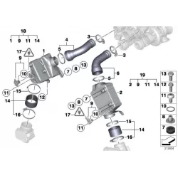 Genuine BMW Charge-air cooler (17517589469)