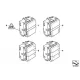 Original BMW Schaltzentrum Mittelkonsole Tastenblock (61319159078)