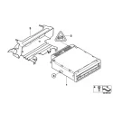 Genuine Mini Bracket CD-changer (51452751720)