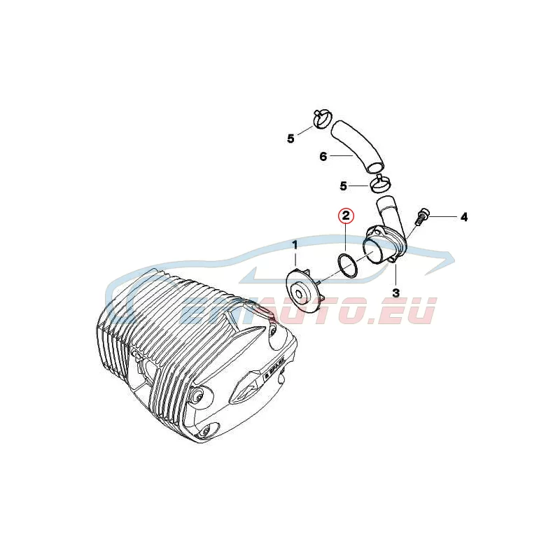 Genuine BMW O-ring (07119904844)