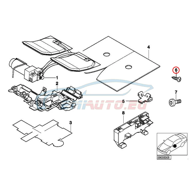 Genuine BMW Screw, self tapping (07119905243)