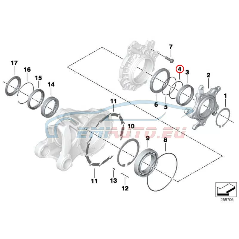 Genuine BMW O-ring (07119907129)
