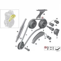 Genuine BMW Countersunk screw (07119907139)