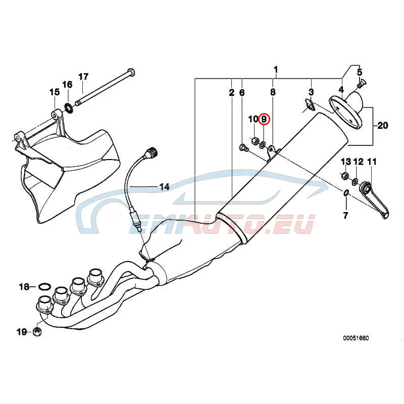 Genuine BMW Washer (07119936433)