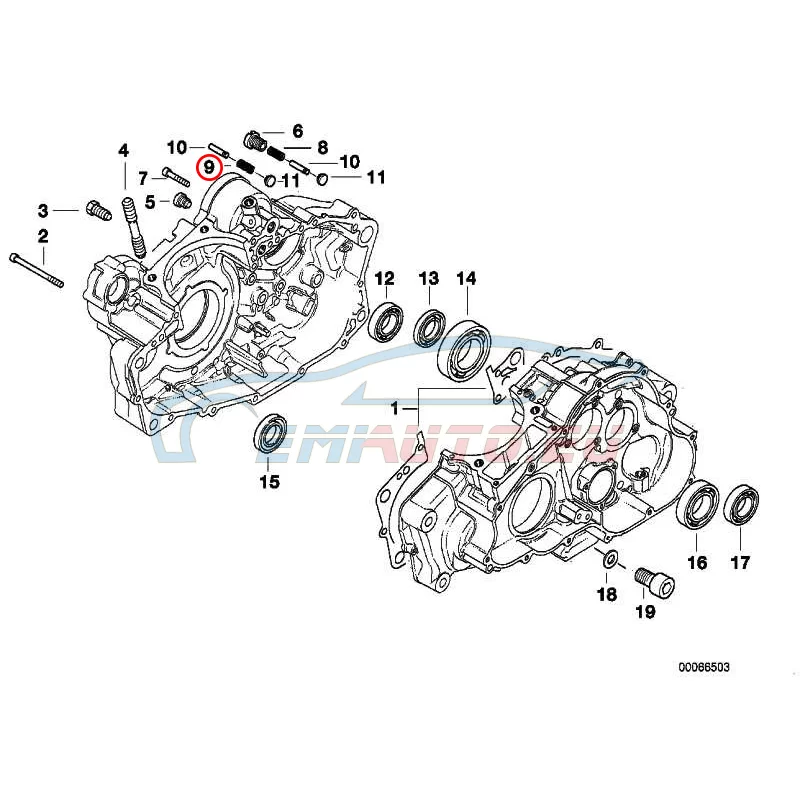 Genuine BMW Compression spring, non-return valve (11117652911)