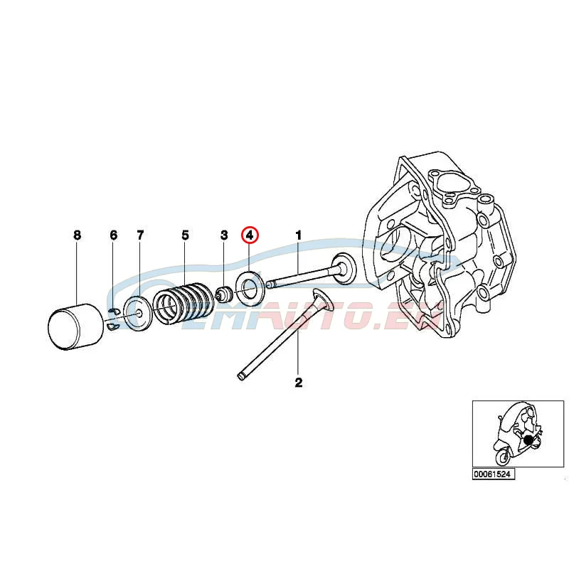 Genuine BMW Stop disc (11117653404)