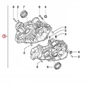 Genuine BMW Engine housing, silver (11117653545)
