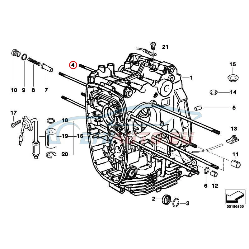 Genuine BMW Stud (11121341175)