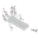 Genuine BMW Valve spring (11127720282)