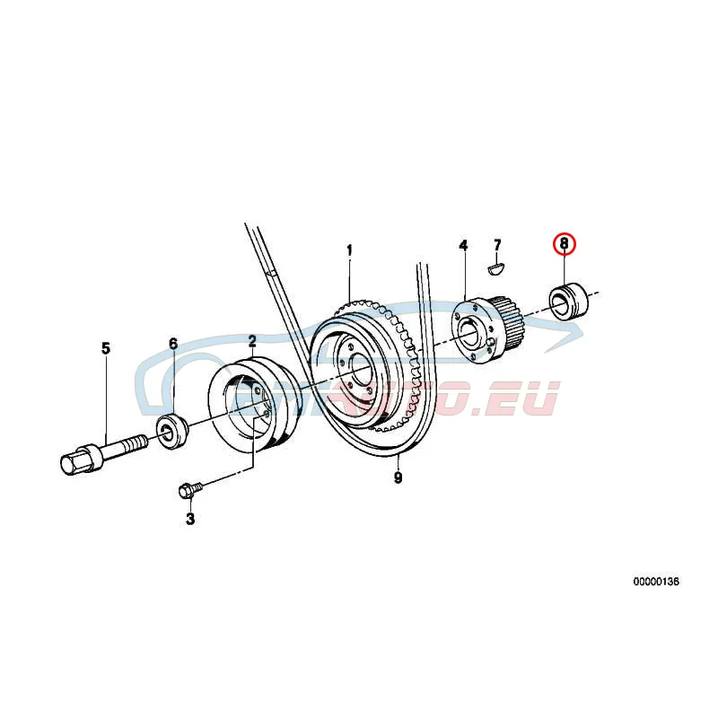 Genuine BMW GUIDE RING (11211714630)