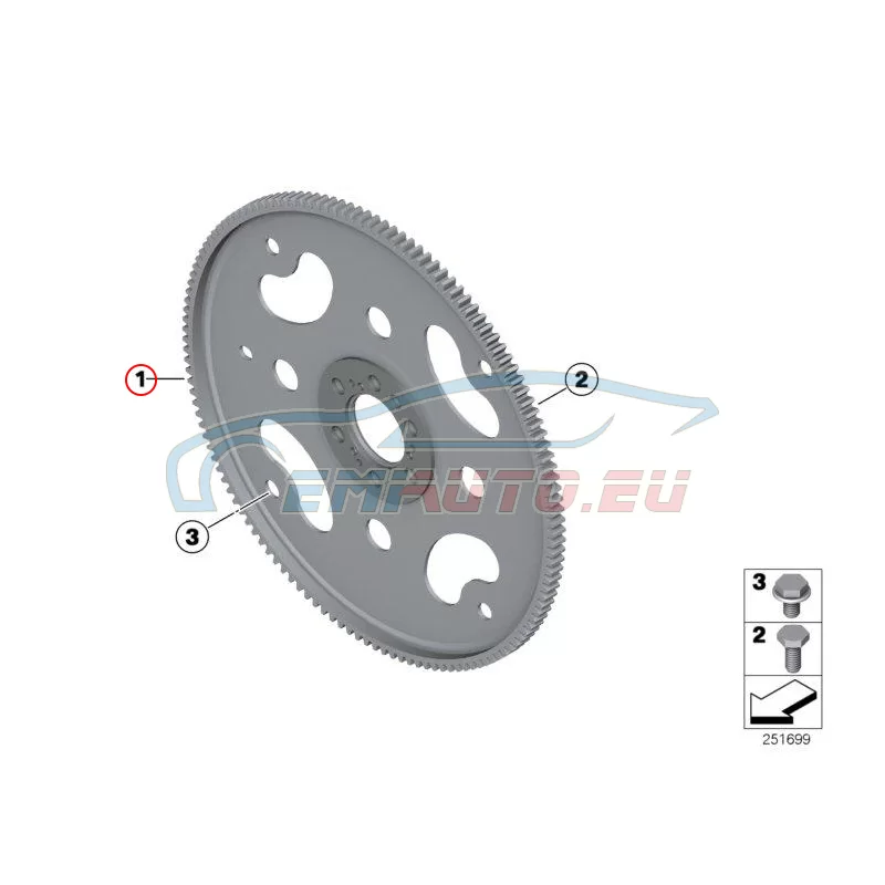 Genuine BMW Flywheel automatic (11227596063)