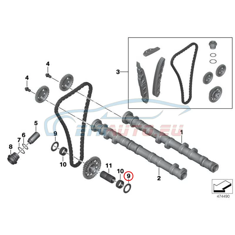 Genuine BMW Stop disk (11317718068)