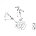 Genuine BMW Set intake valve (11348394503)