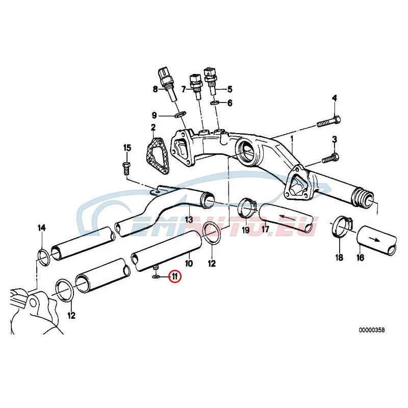 Genuine BMW O-ring (11537501776)
