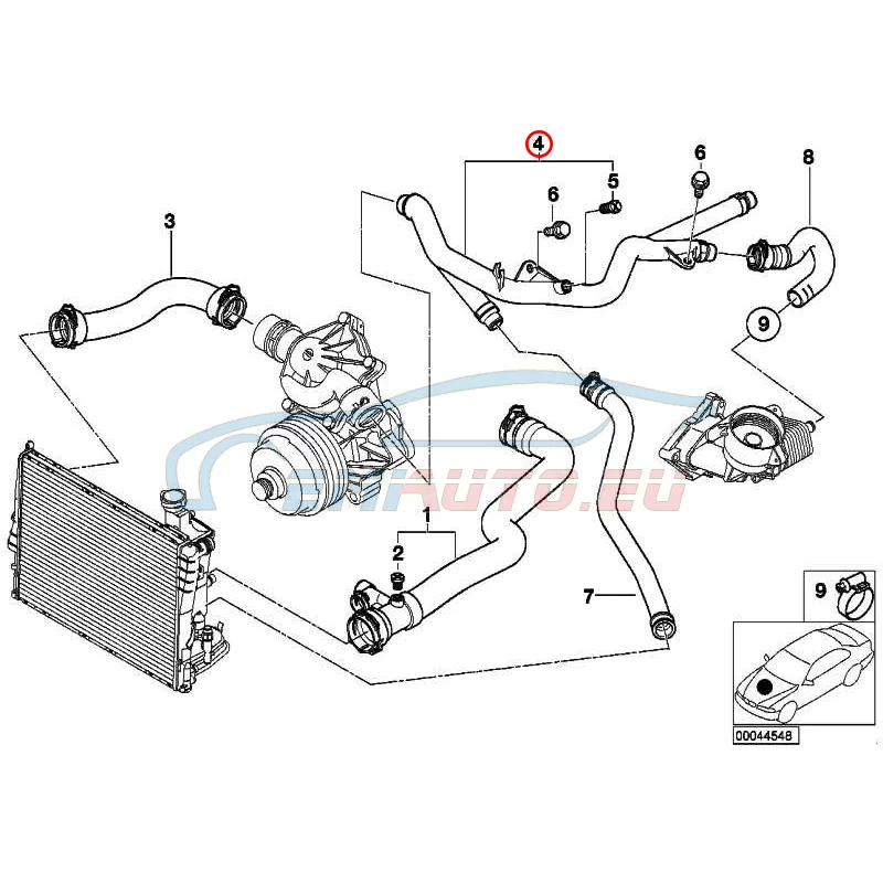 Genuine BMW Return pipe (11537802630)