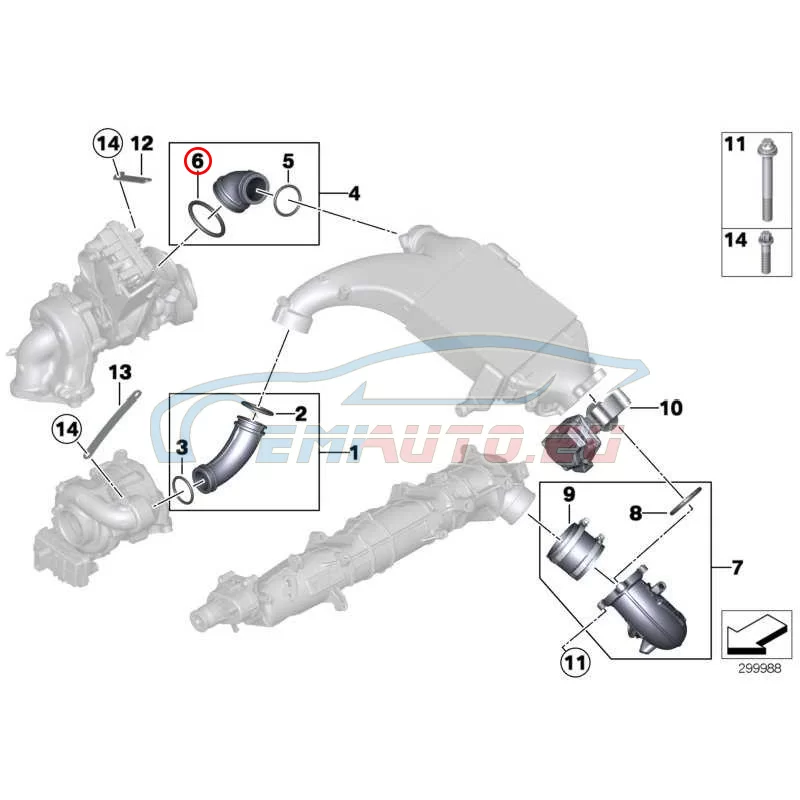 Genuine BMW O-ring (11658571305)