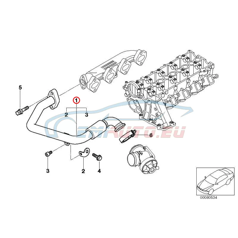 Genuine BMW Pipe (11712249422)