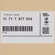 Genuine BMW O-ring (11717577814)