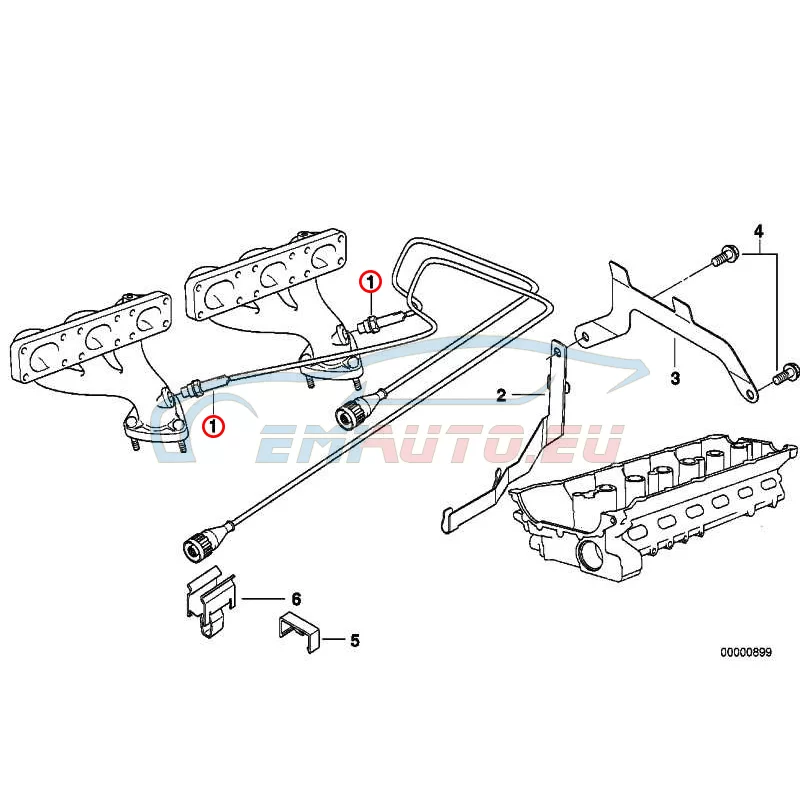 Genuine BMW Oxygen sensor (11781748762)