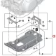 Genuine BMW Set engine guard plastic (11848405374)