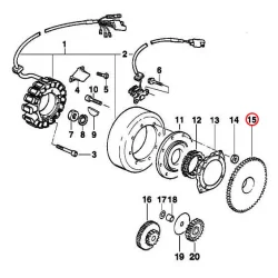 Genuine BMW Free wheel (12117675940)