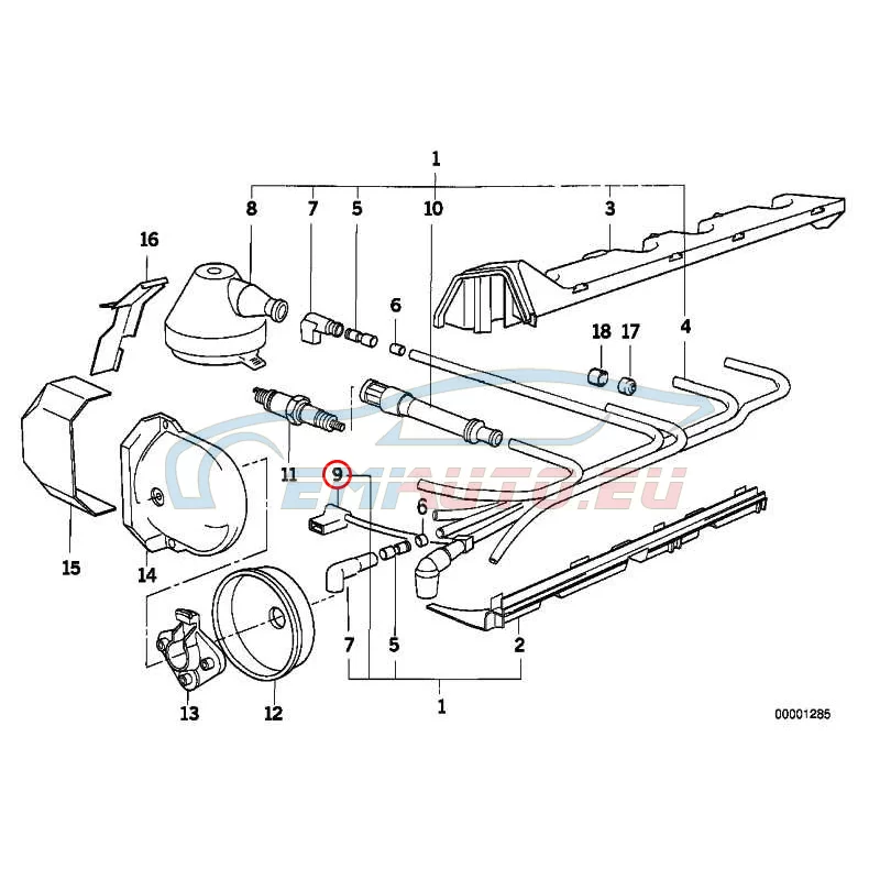 Genuine BMW Pulse generator (12121721774)