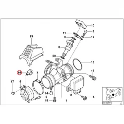 Genuine BMW Hose clamp (12122306327)