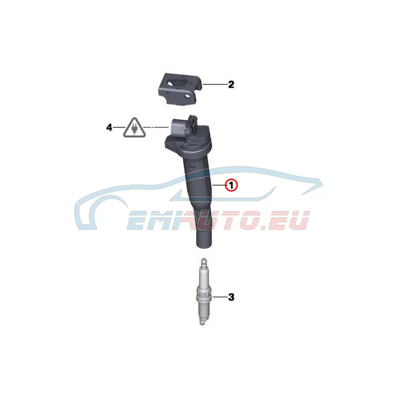 Genuine BMW Ignition coil (12137559842)