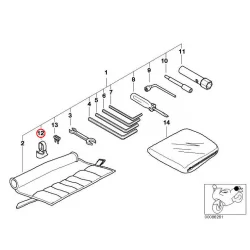 Genuine BMW Extractor for spark plug coil (12137673248)