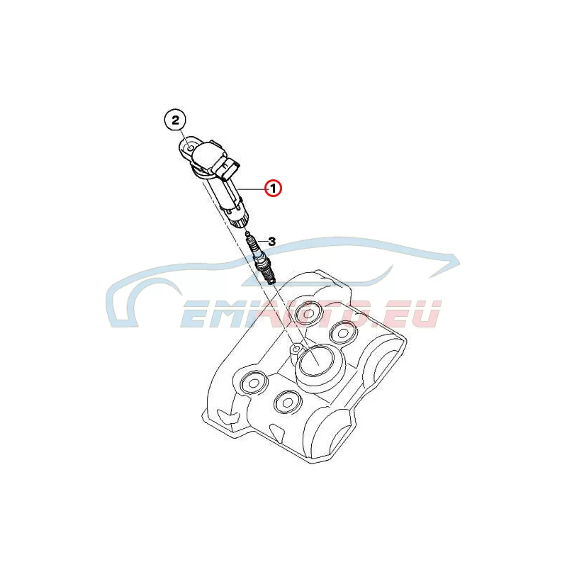 Genuine BMW Ignition coil (12137707153)