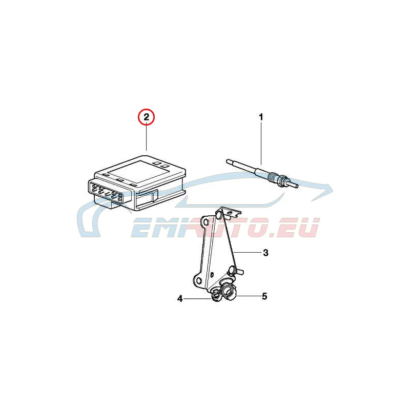 Genuine BMW Preheating control unit (12217801200)