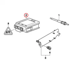 Genuine BMW Preheating control unit (12217801201)