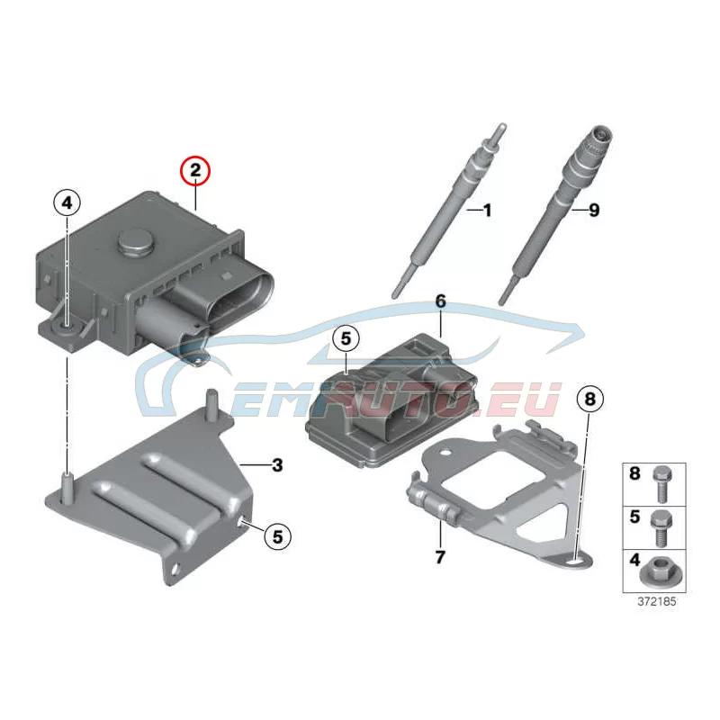 Genuine BMW Preheating control unit (12218591723)