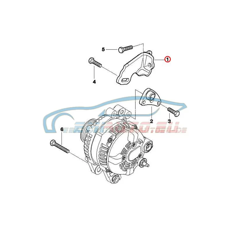 Genuine BMW Bracket (12317790876)