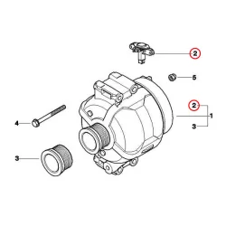 Genuine BMW Voltage regulator (12318510088)
