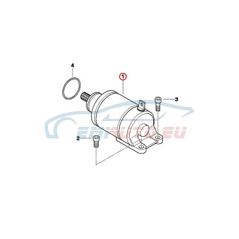 Genuine BMW Starter (12407653356)