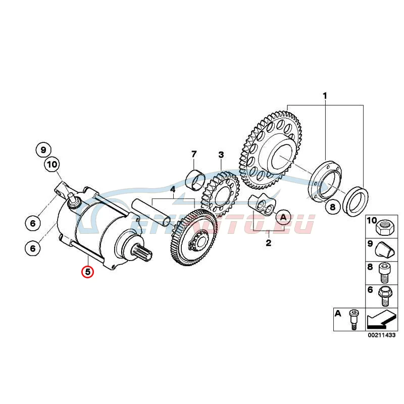 Genuine BMW Starter (12417724316)