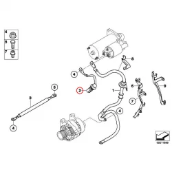 Genuine BMW Lead for preheater system (12427794908)