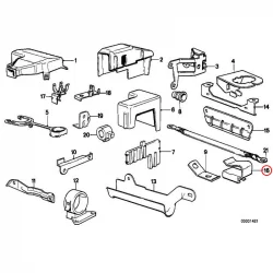 Genuine BMW Cable clamp (12511308921)